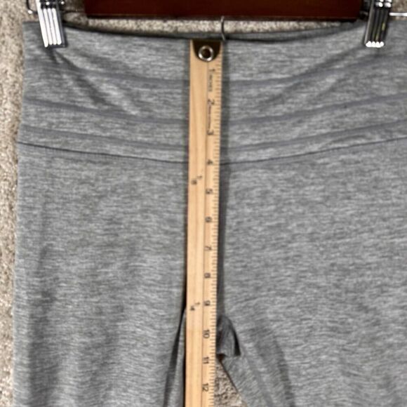 Free People Movement Swerve Lace Side Leggings Size Small Gray Heathered Yoga - Picture 6 of 14